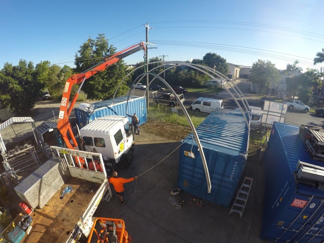 Durable Container Shed