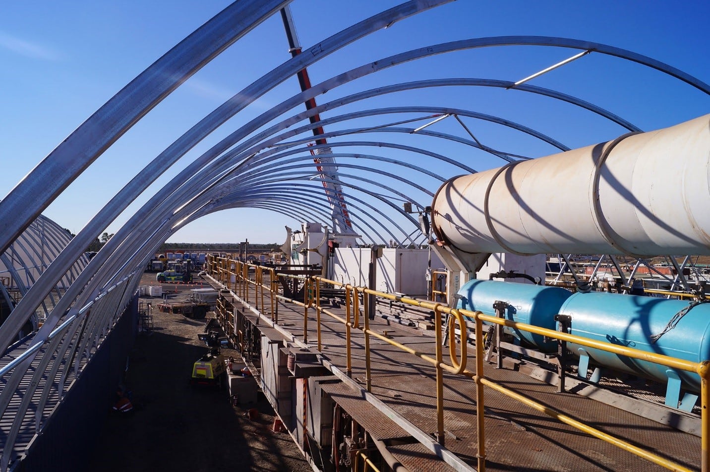 Construction Process of Container Domes