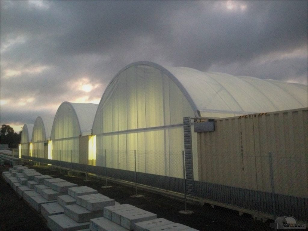 are container domes lightning proof