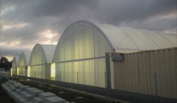 are container domes lightning proof
